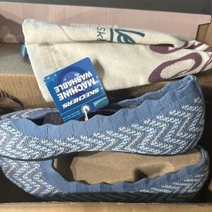 Skechers Blue Comfort Socks